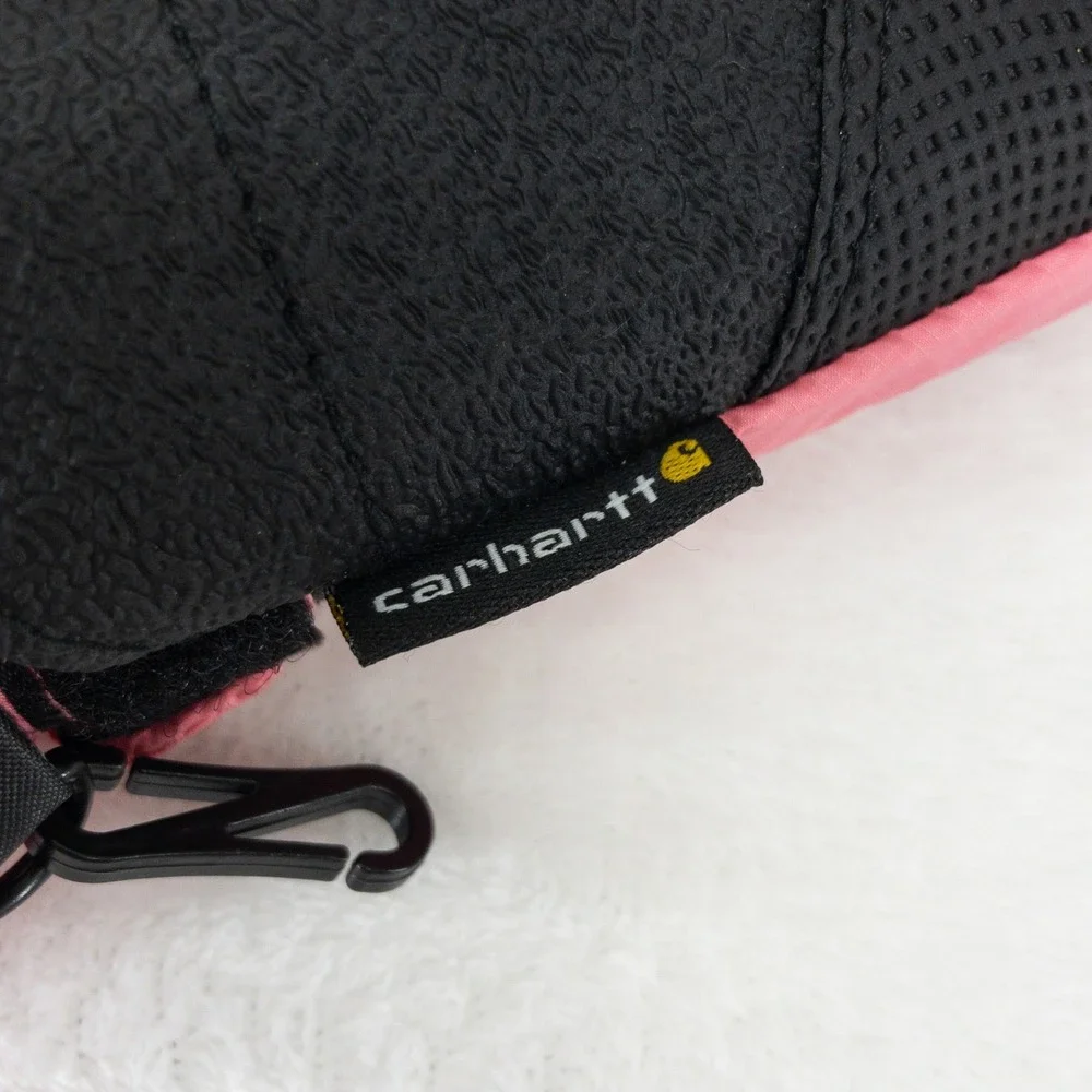 Carhartt Gloves Womens Medium Pink Quilted Insulated Adjustable Winter Outdoor